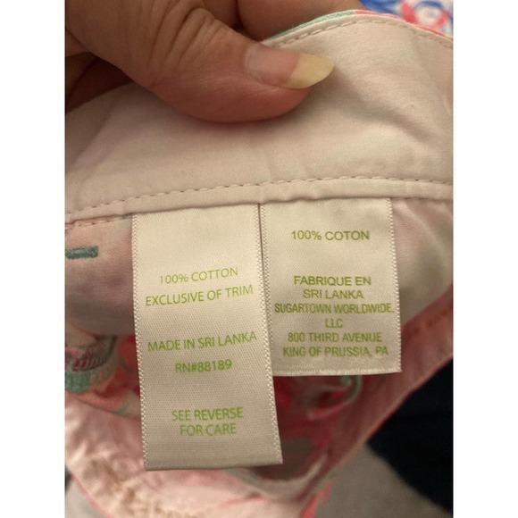 Lilly Pulitzer Buttercup Shorts in Love Bird Pattern Size 0‎ - Picture 8 of 8